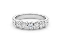 Anello Damiani Donna in Oro bianco Diamante 7961140
